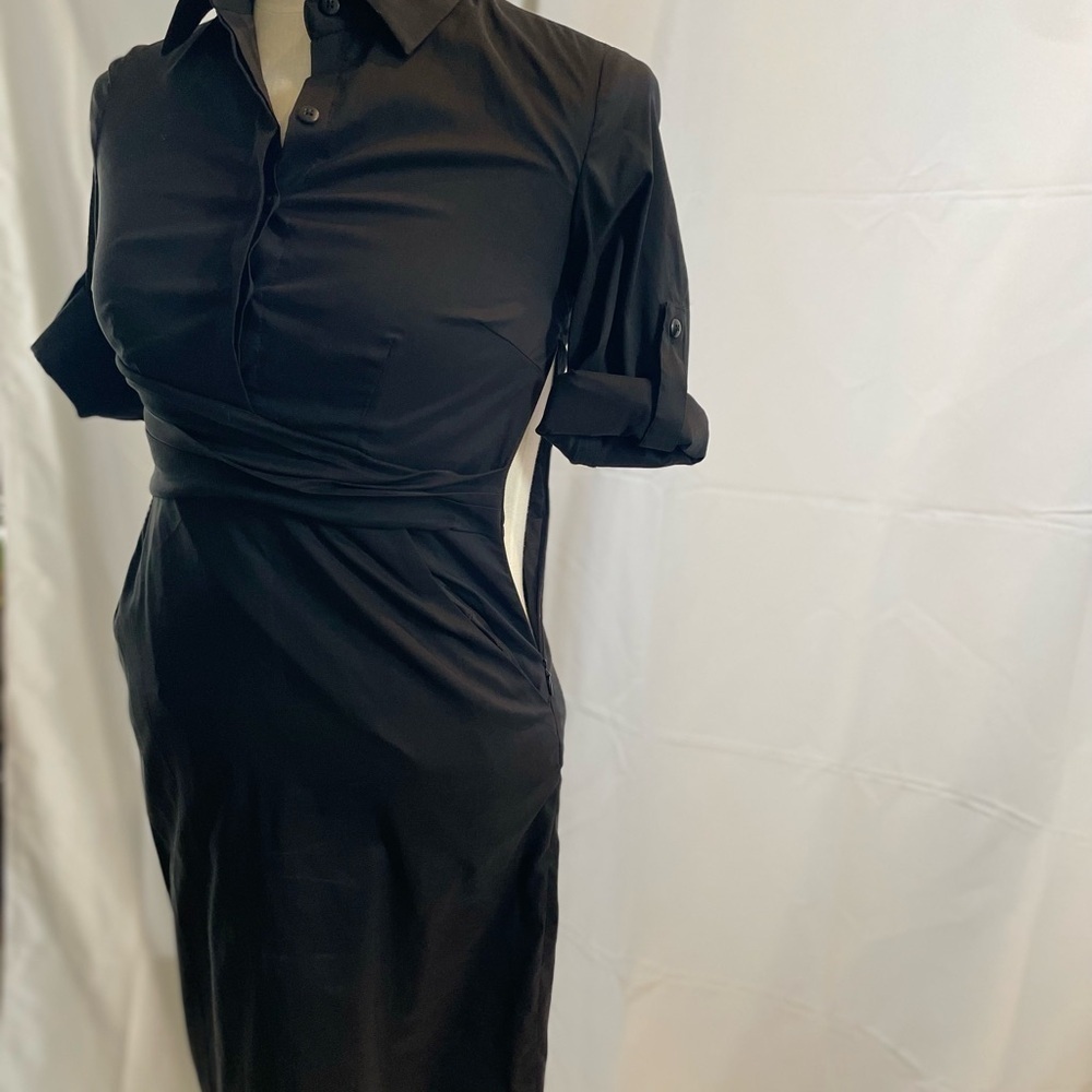 Elegant Black Women's Dress Ann Taylor NWT - Picture 5 of 9